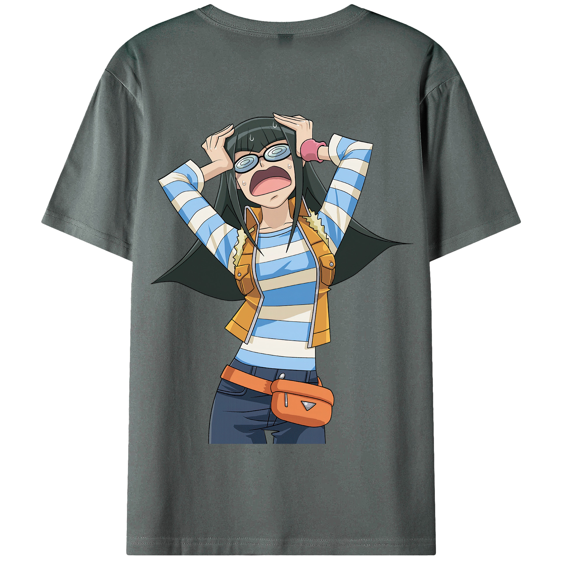 （画像用） 遊☆戯☆王 Yu-Gi-Oh! 綿100％半袖Tシャツ（背面プリント）